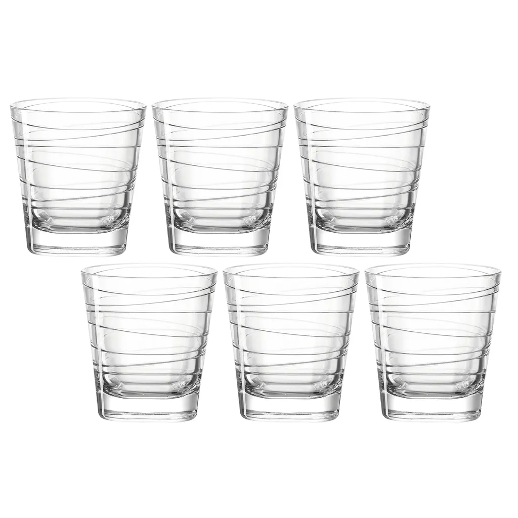 LEONARDO 019449 Vario Struttura Whiskybecher, Glas, 250 Ml, Klar (6 Stück) 3 LEONARDO 019449 Vario Struttura Whiskybecher, Glas, 250 Ml, Klar (6 Stück) – Bild 3