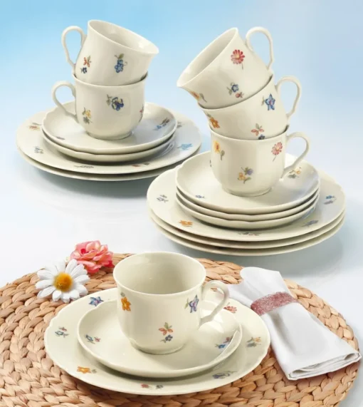 Seltmann Kaffeeservice 18 Tlg Marie-Luise Elfenbein 44714 Porzellan