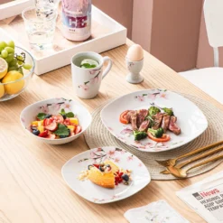 VEWEET Porzellan Kombiservice 'Annie', 40 Teilig Geschirrservice Für 8 Personen, Frühstückservice Mit Je 8 Eierbecher, Kaffeebecher 350 Ml, Müslischalen, Dessertteller Und Flachteller 14 VEWEET Porzellan Kombiservice 'Annie', 40 Teilig Geschirrservice Für 8 Personen, Frühstückservice Mit Je 8 Eierbecher, Kaffeebecher 350 Ml, Müslischalen, Dessertteller Und Flachteller -Qualitätsladen Für Geschirr f6c44265fc7c5530f302d7e0f0b0325d