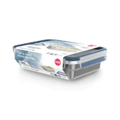 Emsa Frischhaltedose CLIP & CLOSE STEEL 1,2 Liter Blau 25 Emsa Frischhaltedose CLIP & CLOSE STEEL 1,2 Liter Blau -Qualitätsladen Für Geschirr f6d2d707803bf02020859616270741af