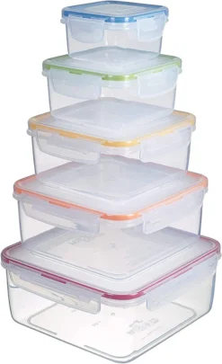 Lock&Lock HPL980CLQ5 Frischhaltedosen 5er Set - Luft & Wasserdicht (1er Pack) 9 Lock&Lock HPL980CLQ5 Frischhaltedosen 5er Set - Luft & Wasserdicht (1er Pack) -Qualitätsladen Für Geschirr f72879aa608457106805639989e9ae59