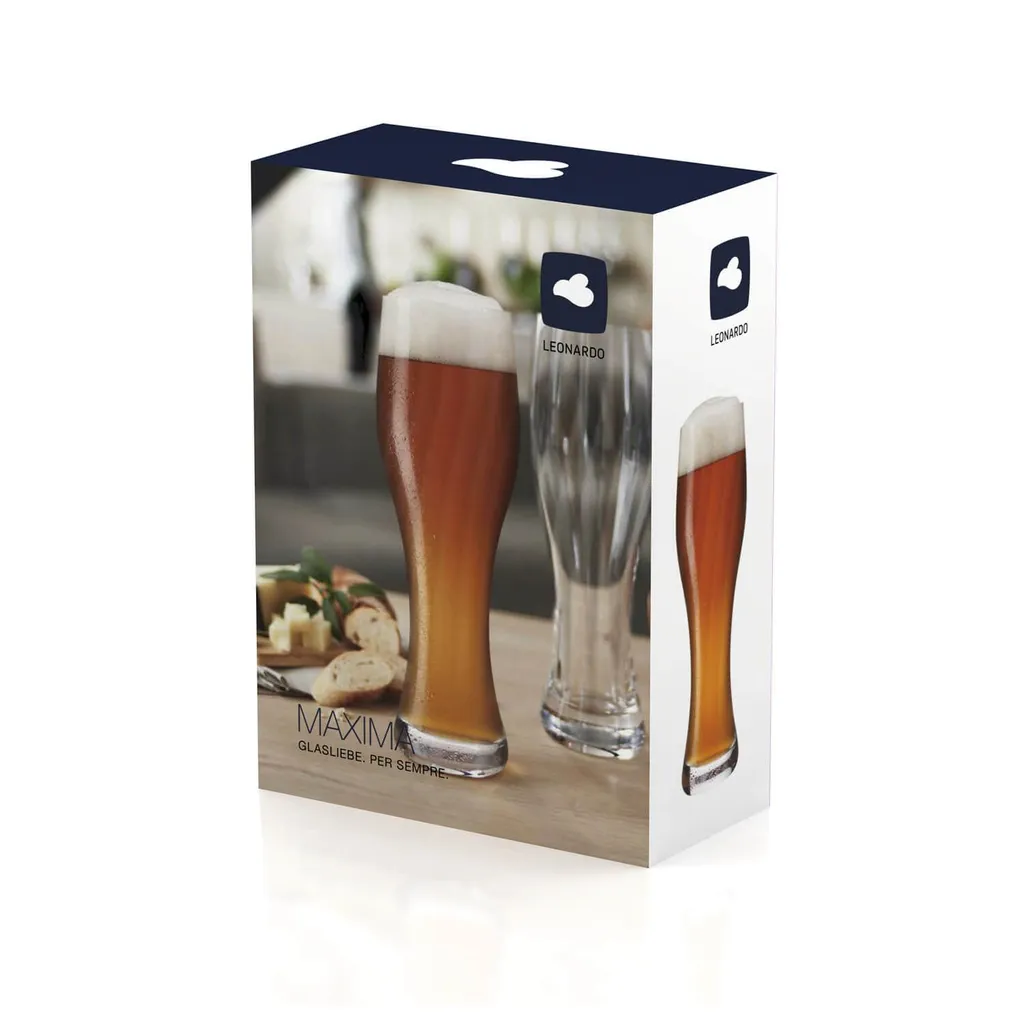 Leonardo MAXIMA Weizenbierglas 0,5l 12er Set 4 Leonardo MAXIMA Weizenbierglas 0,5l 12er Set – Bild 4