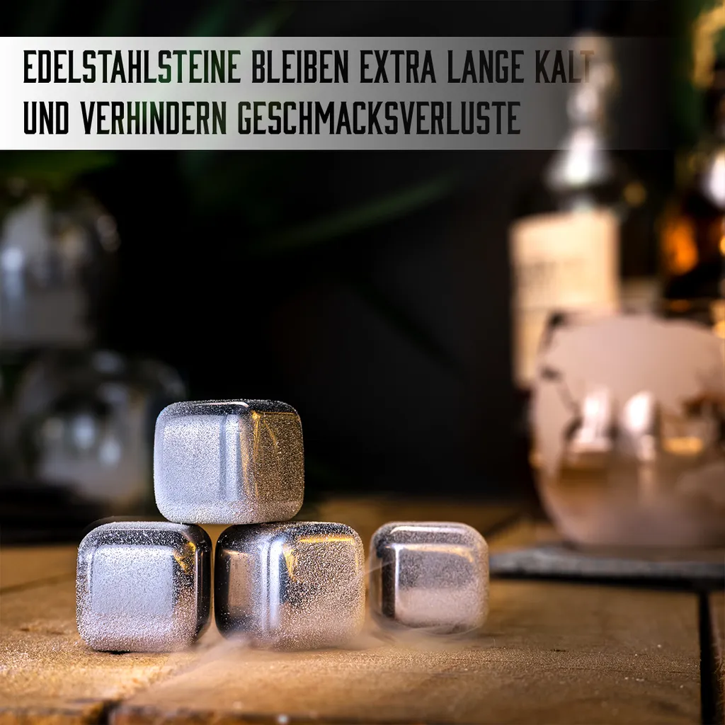 Whisiskey - Whisky Karaffe - Geschenke Für Männer - Komplette Whiskey Set - Globus - 900ML – Inkl. 4 Whisky Steine, 4 Whisky Gläser & Ausgießer - Whisky Dekanter – Whiskygläser - Natursteine 5 Whisiskey - Whisky Karaffe - Geschenke Für Männer - Komplette Whiskey Set - Globus - 900ML – Inkl. 4 Whisky Steine, 4 Whisky Gläser & Ausgießer - Whisky Dekanter – Whiskygläser - Natursteine – Bild 5