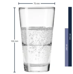 Leonardo Stapelbecher Set Event 6 Teilig Glas Trinkglas 330 Ml Spülmaschinenfest -Qualitätsladen Für Geschirr f858b74e58d6819fb9953c79951d4072