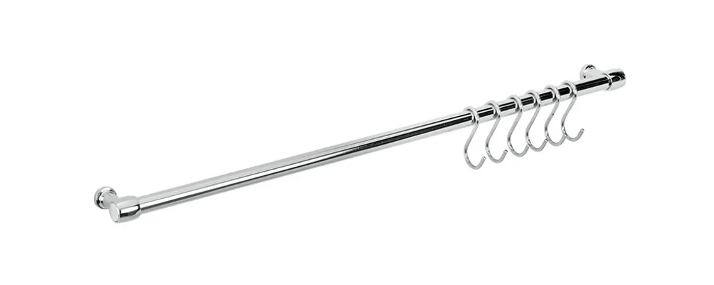 Metaltex 78 Cm Hängeleiste LONARDO Mit 6 Haken 350307 2 Metaltex 78 Cm Hängeleiste LONARDO Mit 6 Haken 350307 – Bild 2