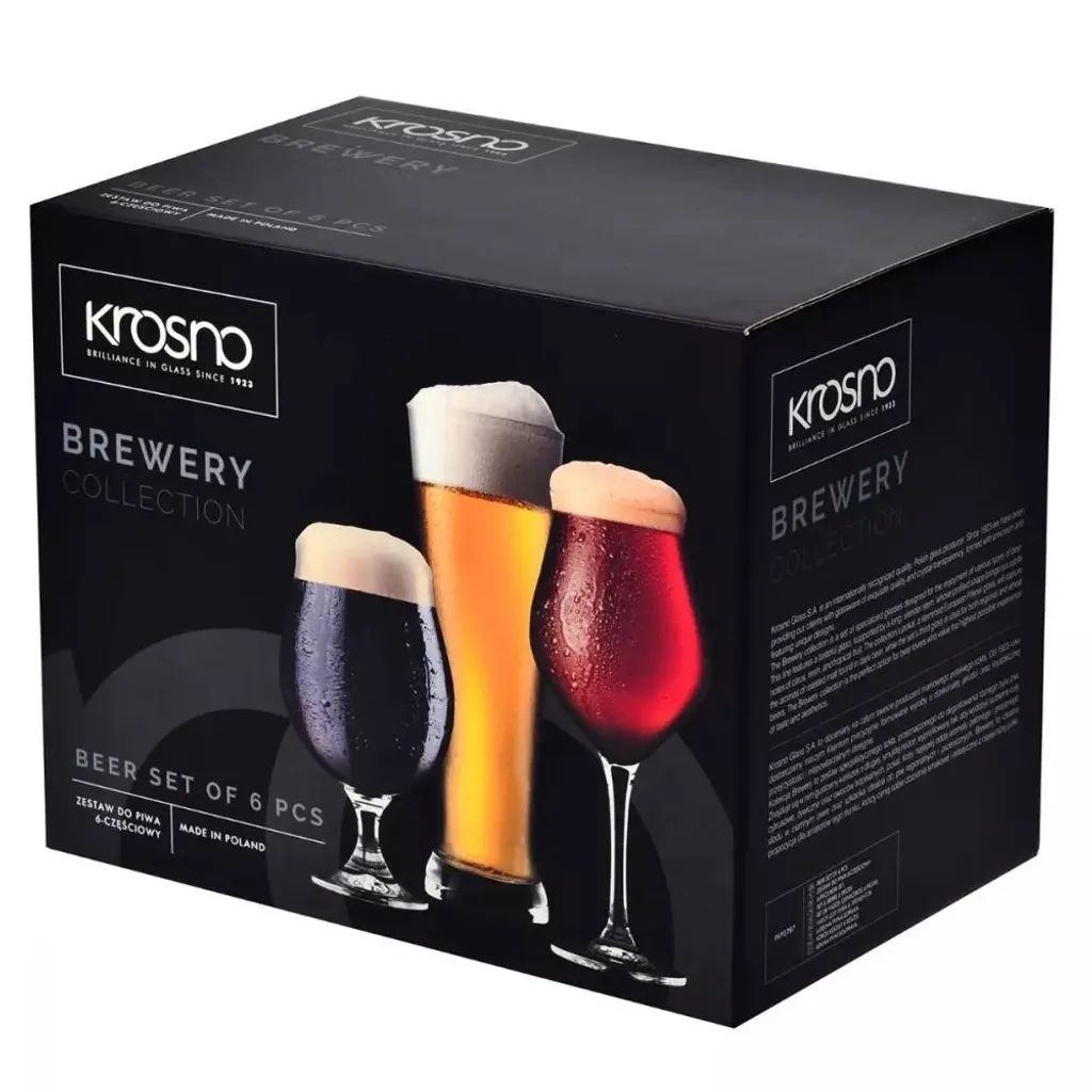 KROSNO Brewery Biergläser Bierkenner Set, 6er-Set, 420ml, 500 Ml 10 KROSNO Brewery Biergläser Bierkenner Set, 6er-Set, 420ml, 500 Ml – Bild 10