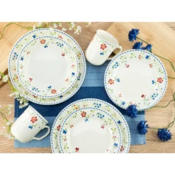 CreaTable 22910 Kombiservice Frida Für 4 Personen, Steingut, Mehrfarbig (1 Set, 16-teilig) 6 CreaTable 22910 Kombiservice Frida Für 4 Personen, Steingut, Mehrfarbig (1 Set, 16-teilig) -Qualitätsladen Für Geschirr fb62dc27576f002f13961a799a8e84f9