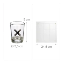 Relaxdays Tic Tac Toe Trinkspiel XL 10 Relaxdays Tic Tac Toe Trinkspiel XL -Qualitätsladen Für Geschirr fb8f0785ce4378dc0810f9e874ebffc9