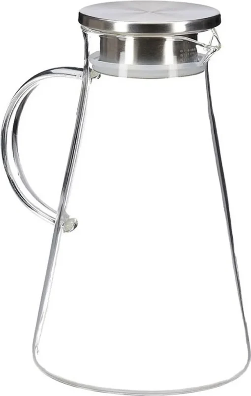 Relaxdays Glaskaraffe Mit Deckel 1,8 Liter – Bild 2