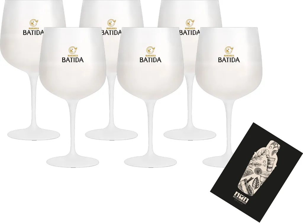 Batida De Coco 6er Set Glas Mangaroca - Weiß Bachelor Weinglas Ballonglas 6 Stück 1 Batida De Coco 6er Set Glas Mangaroca - Weiß Bachelor Weinglas Ballonglas 6 Stück