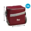 Kühltasche 30 X 21 X 30 Cm Burgunderrot