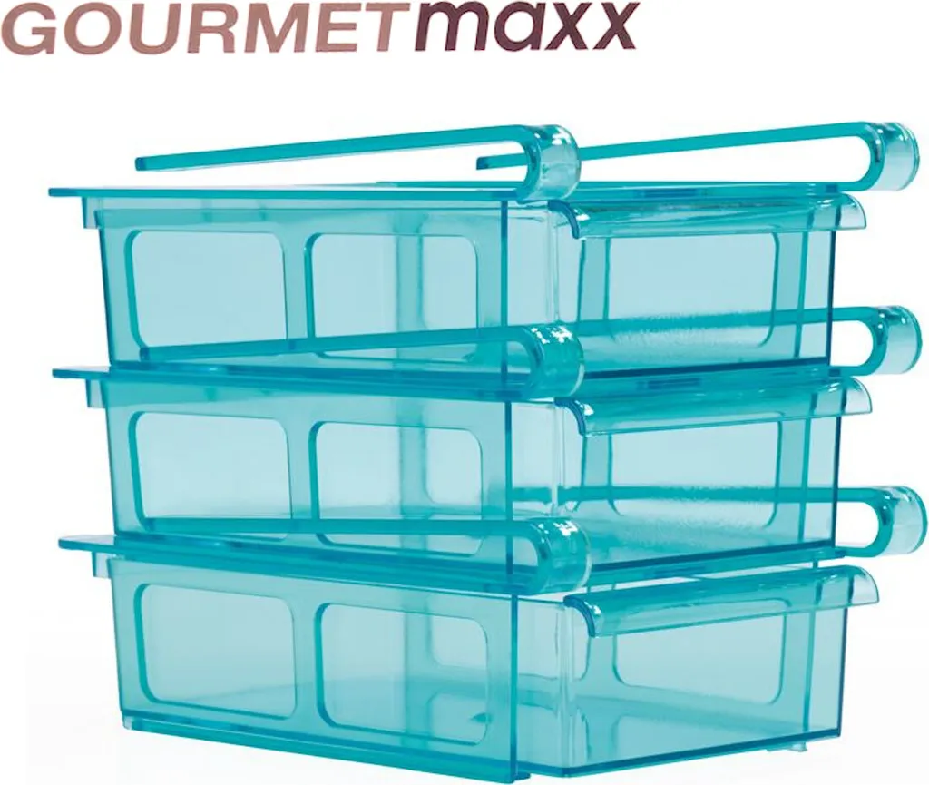 GOURMETmaxx Klemm-Schublade Für Kühlschrank, 3er-Set Schublade Klemm Kühlschrank GOURMETmaxx Zusatzfach Gemüsefach 3er-Set Ordnung 19 GOURMETmaxx Klemm-Schublade Für Kühlschrank, 3er-Set Schublade Klemm Kühlschrank GOURMETmaxx Zusatzfach Gemüsefach 3er-Set Ordnung – Bild 19