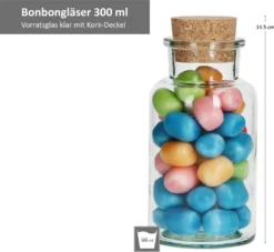 6tlg. Bonbongläserset Korkverschluss 300 Ml Bonboniere Vorratsdose Gewürzglas 9 6tlg. Bonbongläserset Korkverschluss 300 Ml Bonboniere Vorratsdose Gewürzglas -Qualitätsladen Für Geschirr fd1da114f1c58aa25de04435c8547e3e