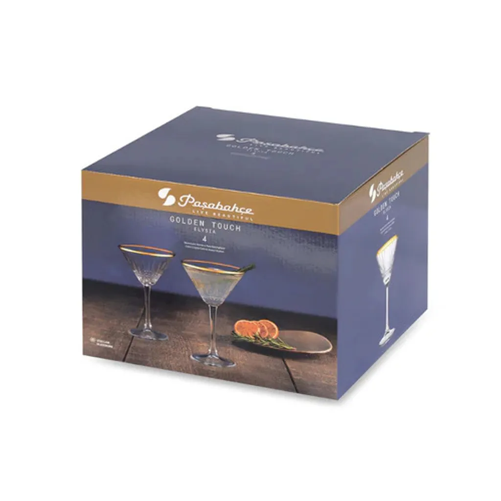 Pasabahce Martini Glas Elysia 22cl - 4 Stück - Cocktailglas 5 Pasabahce Martini Glas Elysia 22cl - 4 Stück - Cocktailglas – Bild 5