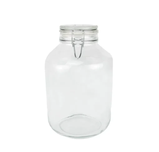 2er Set Einmachglas Bügelverschluss Original Fido 5,0L Vorratsgläser Incl. Bormioli Rezeptheft – Bild 2
