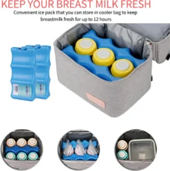 Kühltasche Für Muttermilch, Babyflasche, Wasserdicht, Für Gefrierschrank, Mama, Reiserucksack, Tragbar, Wärmeisoliert, Lunchbox Für Damen, Herren, Kinder, Große Kapazität, Handtasche,Grey 15 Kühltasche Für Muttermilch, Babyflasche, Wasserdicht, Für Gefrierschrank, Mama, Reiserucksack, Tragbar, Wärmeisoliert, Lunchbox Für Damen, Herren, Kinder, Große Kapazität, Handtasche,Grey -Qualitätsladen Für Geschirr fdf624ddc40446f6b7cb2d6e6ce2e652