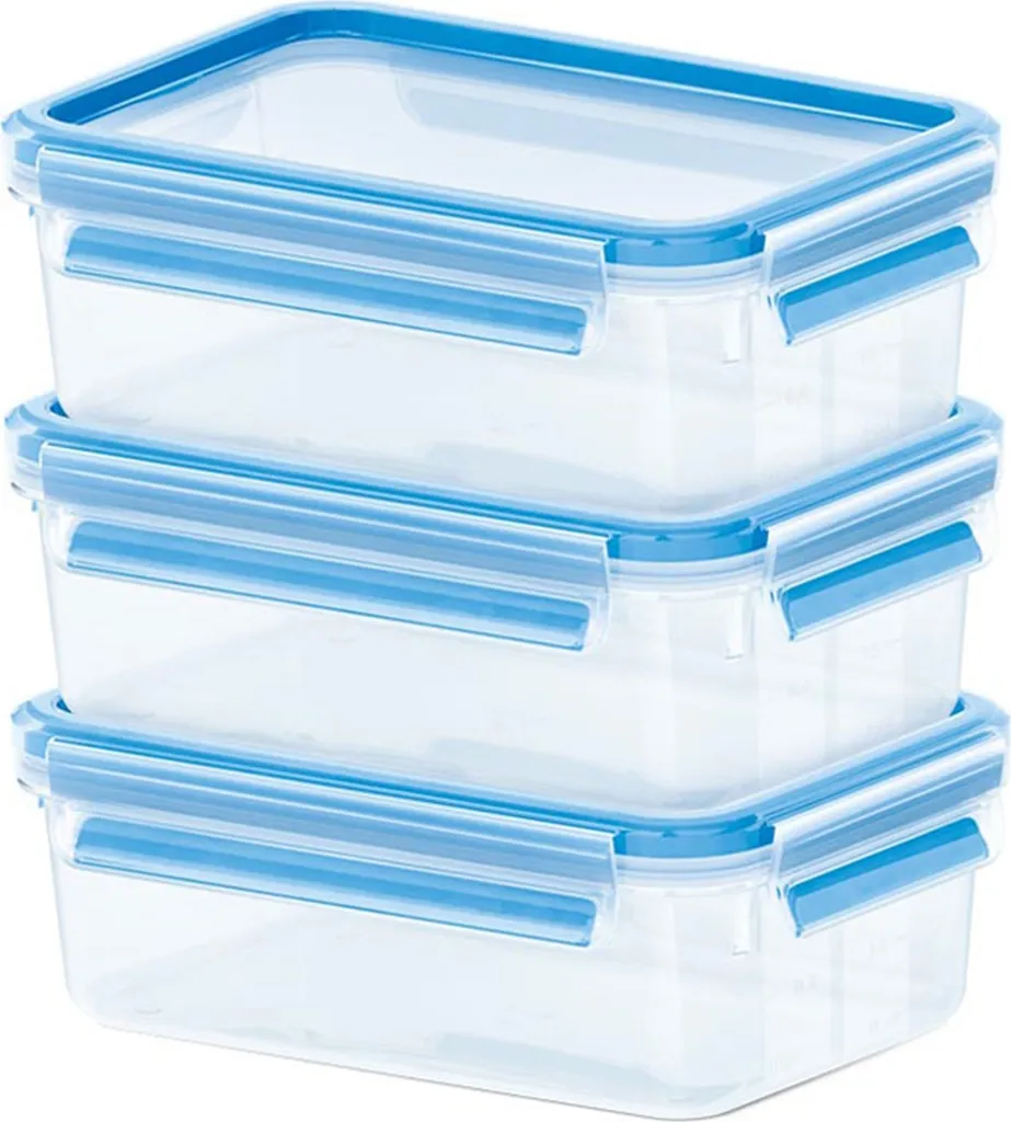 Emsa Clip & Close Frischhaltedosen 3er-Set á 0,55 L, Blau 8 Emsa Clip & Close Frischhaltedosen 3er-Set á 0,55 L, Blau – Bild 8
