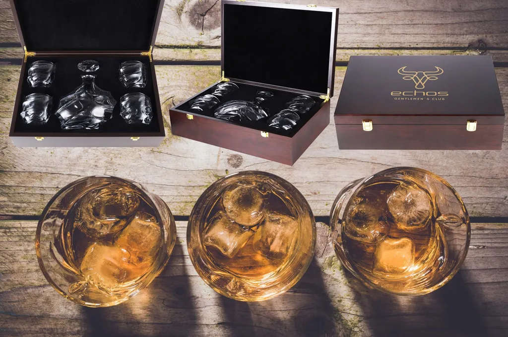 Echos Whiskyset | Whiskygläser | 7-Teiliges Whiskeyset | Geschenkset 6 Echos Whiskyset | Whiskygläser | 7-Teiliges Whiskeyset | Geschenkset – Bild 6
