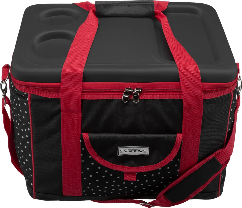 Riesige Kühltasche Picknicktasche XL Schwarz Weiß - Snövit - Schwarz 6 Riesige Kühltasche Picknicktasche XL Schwarz Weiß - Snövit - Schwarz – Bild 6