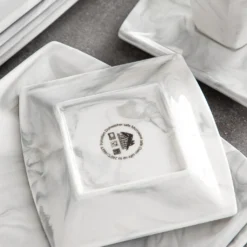 MALACASA, Serie Blance, 36 Tlg. Set Marmor Porzellan Kaffeeservice Geschirrset, Mit 12 Stück Kuchenteller, 12 Stück 180ml Tasse Und 12 Stück Untertasse Für 12 Personen 13 MALACASA, Serie Blance, 36 Tlg. Set Marmor Porzellan Kaffeeservice Geschirrset, Mit 12 Stück Kuchenteller, 12 Stück 180ml Tasse Und 12 Stück Untertasse Für 12 Personen -Qualitätsladen Für Geschirr ff5409153058fde0a0bde8b606bd1c97